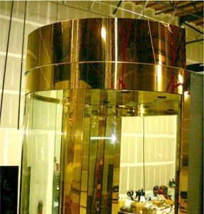 round glass elevators