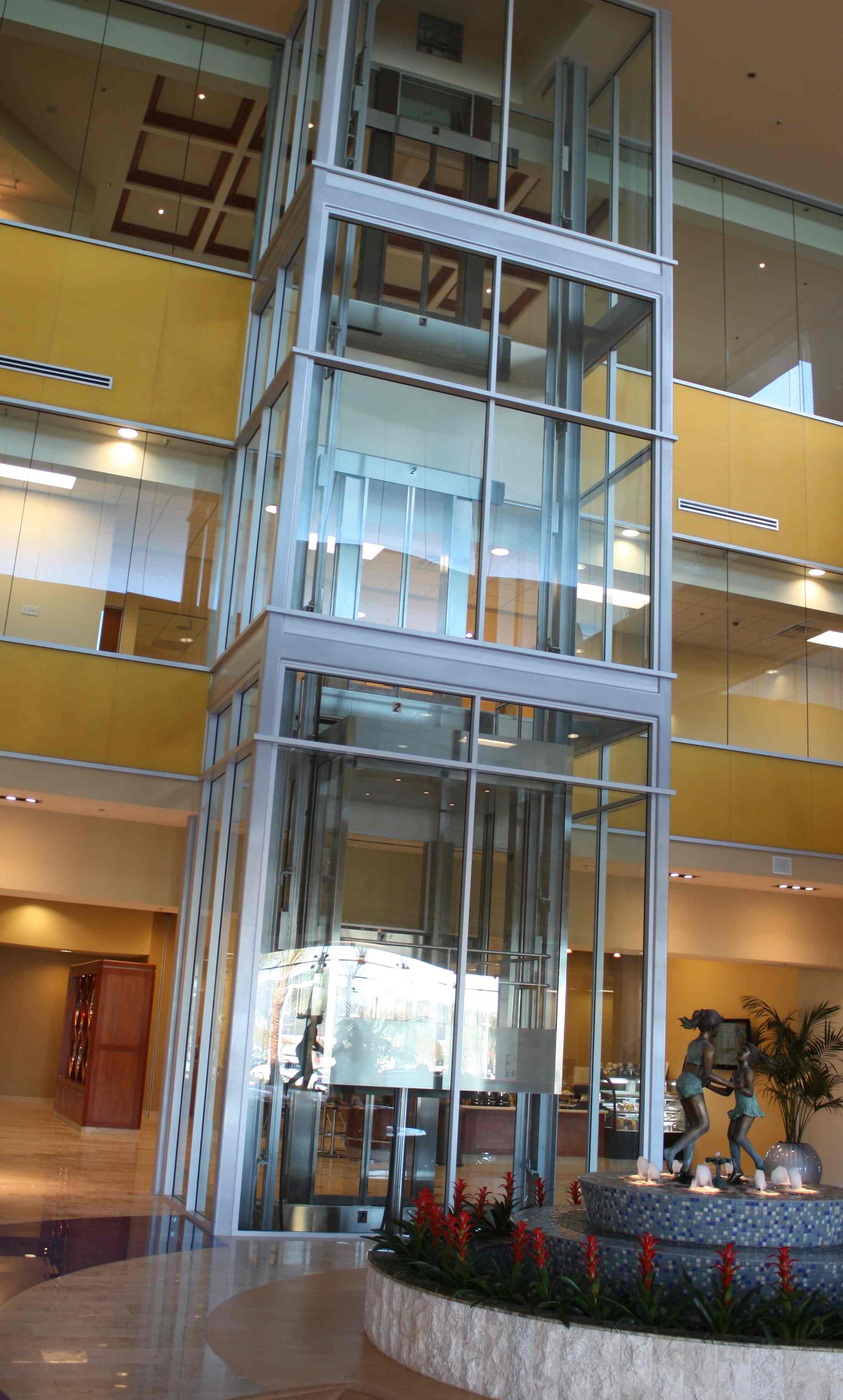 glass elevators