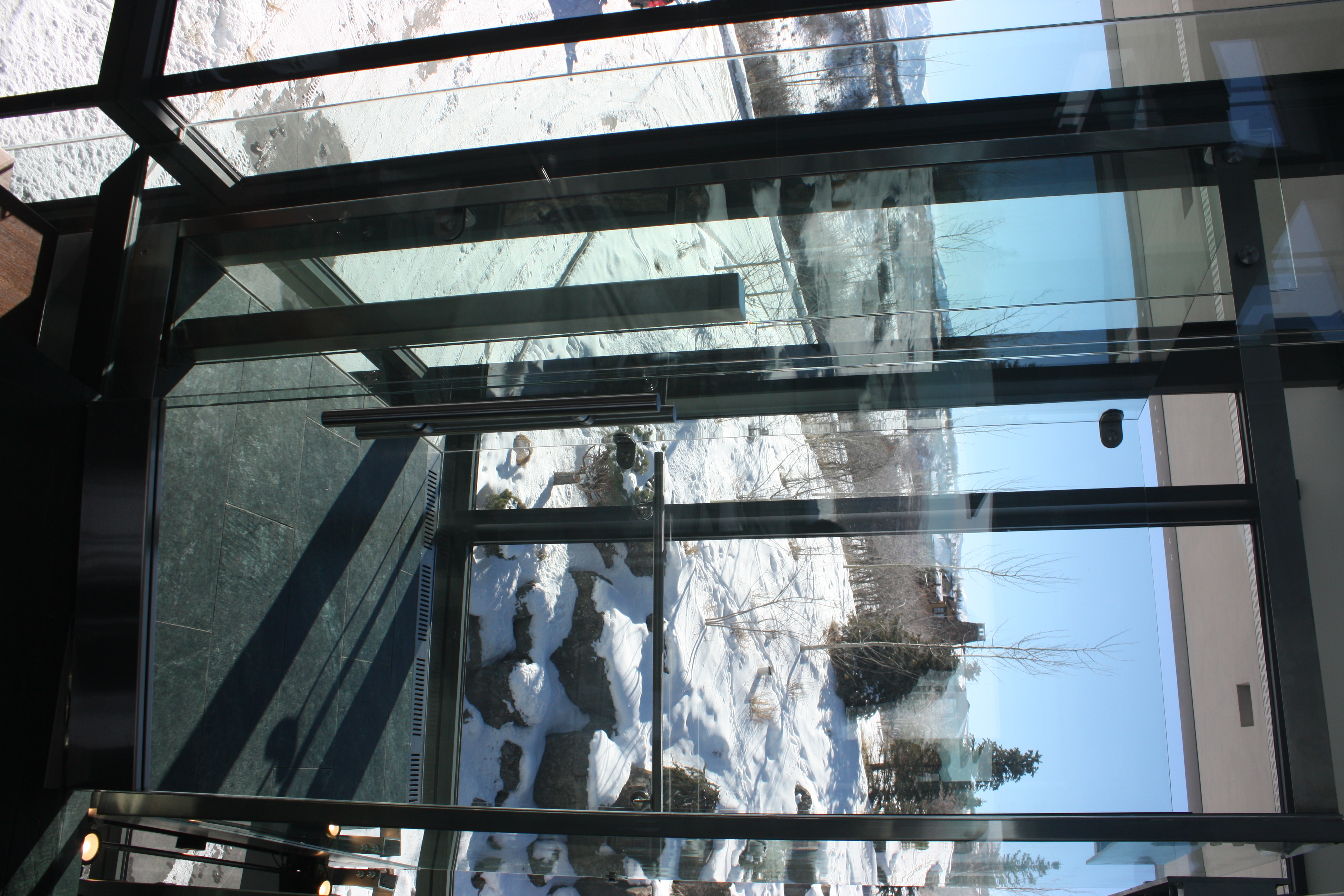 glass elevators